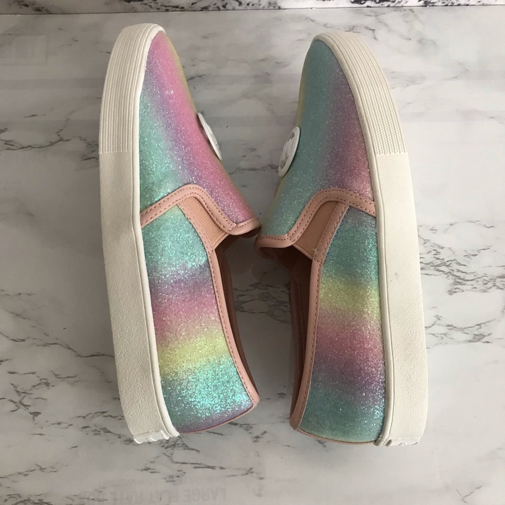 Michael Kors Ombré pastel glitter slip on sneakers 5 - Picture 11 of 14